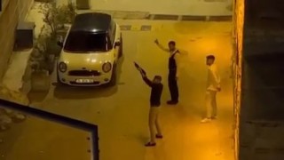 Bursada acemi magandalar pompalıyla sokakta böyle dehşet saçtı