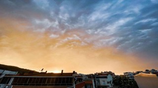 Bursada bulutlar kartpostallık görüntüler oluşturdu