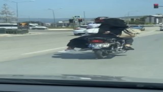 Bursada tehlikeli yolculuklar kamerada