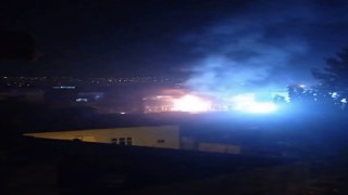 Bursada trafo alev alev yandı