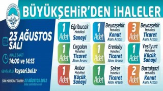 Büyükşehirden İhale