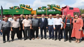 Büyükşehirden üreticilere tohum temizleme makinesi desteği