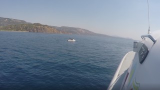 Çanakkale açıklarında 10 düzensiz göçmen kurtarıldı
