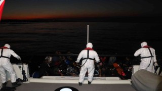 Çanakkale açıklarında 46 düzensiz göçmen yakalandı