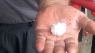 Çanakkalede dolu yağışı etkili oldu