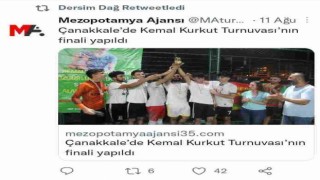 Çanakkalede HDP tarafından terörist anısına gerçekleştirilen turnuvaya tepki