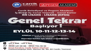 Canikten ücretsiz KPSS eğitimi