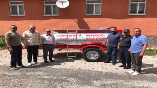 Çavdarhisar İlcikören köyüne Devlet-vatandaş işbirliğiyle köye yangın söndürme tankeri