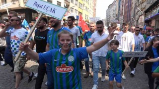 Çaykur Rizespor birlik ve dayanışma için yürüdü