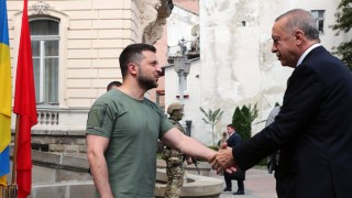 Cumhurbaşkanı Erdoğan, Lviv'de Zelenskiy ile görüştü