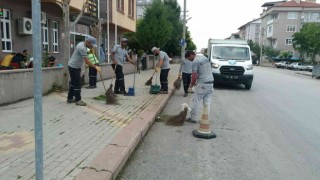 Cumhuriyet Mahallesinde mıntıka temizliği