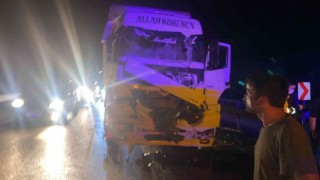 D100 karayolunda zincirleme trafik kazası: 1 yaralı