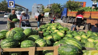 Dayanışma kampanyasında 400 ton karpuz vatandaşa ulaştı