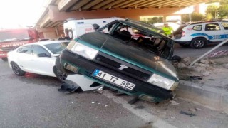 Demirözü kavşağında trafik kazası: 1 yaralı