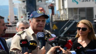 Derince Limanına gelen Polarnet gemisinin kaptanı konuştu