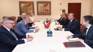 Dışişleri Bakanı Çavuşoğlu, Polonya Dışişleri Bakanı Rau ile bir araya geldi