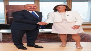 Dışişleri Bakanı Çavuşoğlu, Slovenya Dışişleri Bakanı Fajon ile bir araya geldi