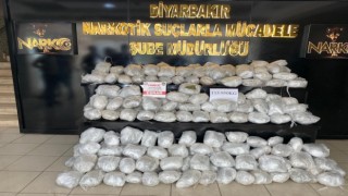 Diyarbakırda 115 kilogram uyuşturucu madde ele geçirildi