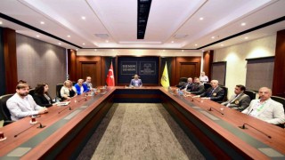 Dünya Karate Federasyonu Başkanı Espinos Başkan Altayla buluştu