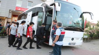 Edirnede 227 Afgan göçmen sınır dışı edilmek üzere İstanbula gönderildi