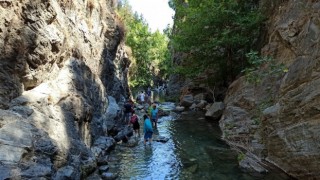 Edremitte Şahinderesi Kanyonu ilgi gördü