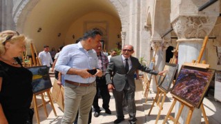 Eğirdirde “Teke Yöresi Esintisi” yağlı boya resim sergisi açıldı