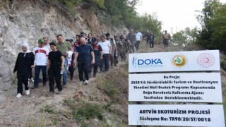 Eko turizm yolunda 30 Ağustos Zafer Bayramı Yürüyüşü