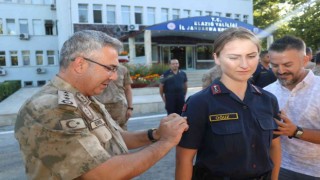 Elazığ İl Jandarma Komutanlığında rütbe terfi töreni düzenledi
