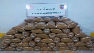 Elazığda 648 kilo kaçak tütün ele geçirildi