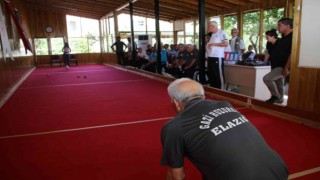 Elazığda Bocce Turnuvasının bölge müsabakası yapıldı
