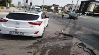 Elazığda trafik kazası: 1 yaralı