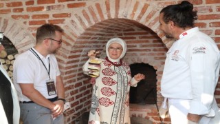 Emine Erdoğan, Gastronomi Festivalinde Tokat mutfağını gezdi