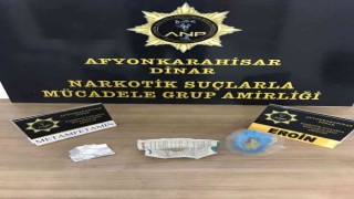 Eroinle yakalanan şahıs gözaltına alındı
