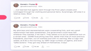 Eski ABD başkanı Donald Trump, evine yapılan aranmayı bizzat onayladığını açıklayan Adalet Bakanı Merrick Garlanda Truth sosyal medya hesabından cevap verdi
