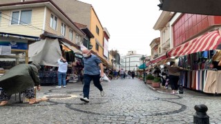 Eskişehirde şiddetli yağış hayatı felç etti