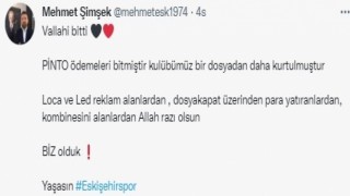 Eskişehirsporda Sebastian Pinto dosyası kapandı