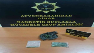 Esrarla yakalanan şahıs gözaltına alındı
