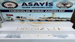 Evden 1 milyon liralık altın ve para çalan zanlı tutuklandı