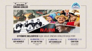 Eyyübiyede açık hava sinema günleri başlıyor