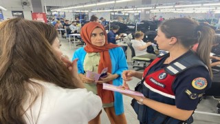 Fabrika çalışanlarına Kadına ‘El Kalkamaz eğitimleri