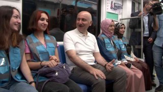 Gayrettepe - İstanbul Havalimanı - Halkalı Metro hattı Metrosunda test sürücü gerçekleşti