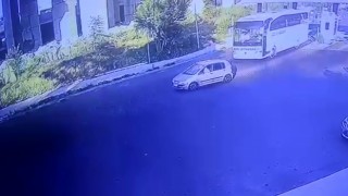 Gaziantepte kaza yapan otobüsün İstanbul Otogarından çıkış anı kamerada