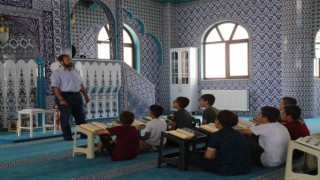 Gümüşhanede çocuklar önce Kuran-ı Kerim eğitimi alıyor, sonra spora teşvik ediliyor