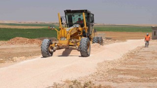 Haliliyede asfalt öncesi çalışmalar hız kazandı