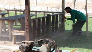 Haliliyede park yapım çalışmaları sürüyor