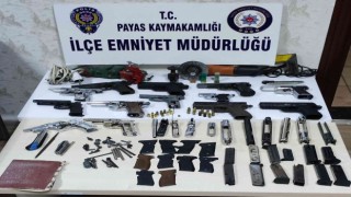Hatayda 13 ruhsatsız silah ele geçirildi
