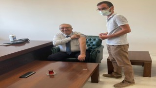 Hatırlatma dozunu yaptıran Başkan Arslandan çağrı