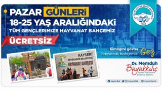 Hayvanat Bahçesi Pazar günü gençlere ücretsiz