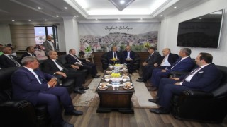 İçişleri Bakanı Soyludan Bayburt Belediyesine ziyaret