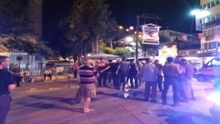 Ispartada yelken bidonlu kavga kamerada
